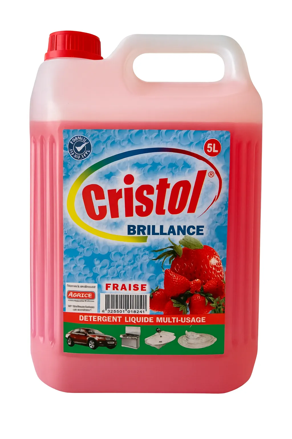 omo liquide cristol fraise 5L - Drogerie & Entretien maison| Supermarche Dakar-Senegal